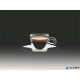 Espresszos csésze rozsdamentes aljjal, duplafalú, 6,5cl, 2db-os szett, "Thermo"