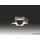 Espresszos csésze rozsdamentes aljjal, duplafalú, 6,5cl, 2db-os szett, "Thermo"