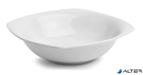 Leveses tálka,ROTBERG, fehér, 17 cm, 6db-os szett, "Quadrate"
