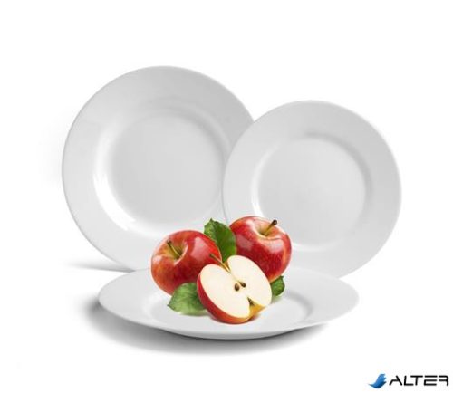 Lapostányér, fehér, 25 cm, 24 db-os szett, 'GastroLine'