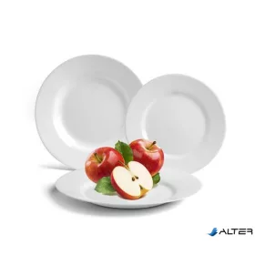   Desszertes tányér, fehér, 19 cm, 24 db-os szett,, 'GastroLine'