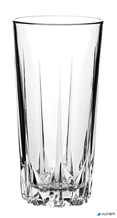 Üvegpohár, metszett, 6db-os szett, 33cl, "GastroLine HB"