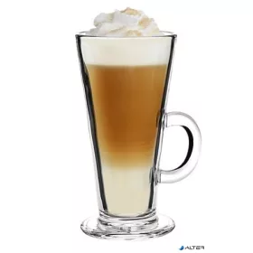   Lattéspohár, füllel, 6db-os szett, 26 cl "GastroLine"