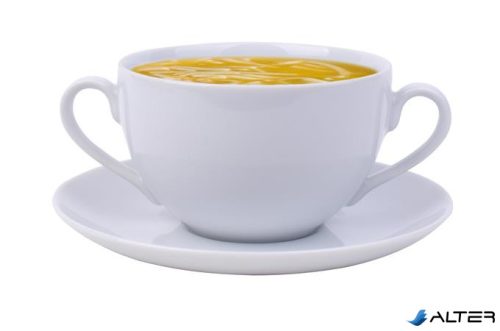 Leveses csésze+alj, ROTBERG, fehér, 35 cl, 6 db-os szett "Basic"