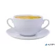 Leveses csésze+alj, ROTBERG, fehér, 35 cl, 6 db-os szett "Basic"