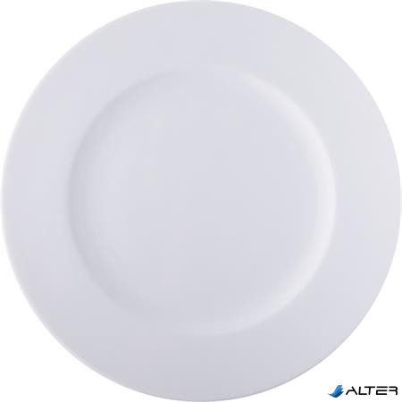 Lapostányér, fehér, 24 cm, 6 db-os szett "Economic"