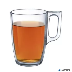   Üvegpohár, füllel, 6 db-os szett, 40 cl, 'CoffeeTime'