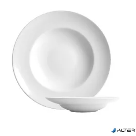   Mélytányér, fehér, 23 cm, 6 db-os szett, "Economic"