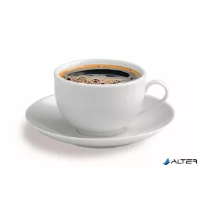   Kávéscsésze+alj, fehér, 20 cl, 6 db-os szett "Economic Roma"