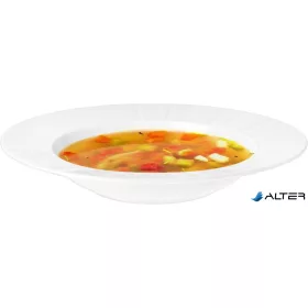   Mélytányér, ROTBERG, fehér, 23 cm, 6 db-os szett, 'Oslo'