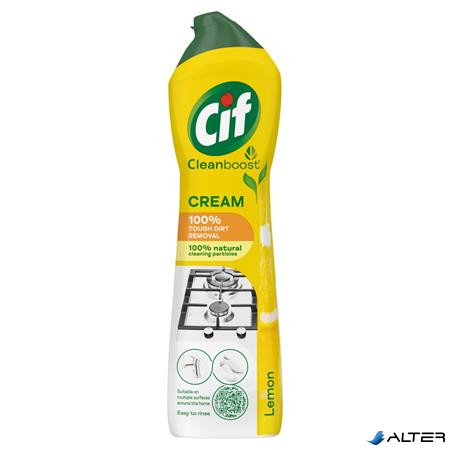 Súrolószer, 720 g/ 500 ml, CIF "Cream" citrom illat