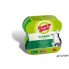   Mosogatószivacs, piskóta alakú, kézkímélő, 3M "Scotch-Brite"