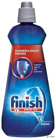 Gépi öblítőszer, 400 ml, FINISH, "Shine&Dry", regular