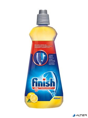 Gépi öblítőszer, 400 ml, FINISH, "Shine&Dry", citrom
