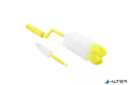 Üvegmosó kefe, szivacsos vég