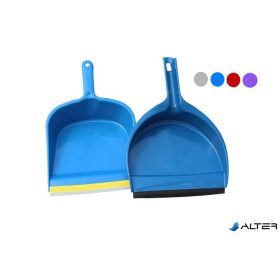 Szemeteslapát, gumiéllel