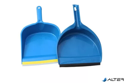 Szemeteslapát, gumiéllel