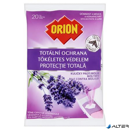 Molyirtó golyók, 20 db, ORION, levendula illattal