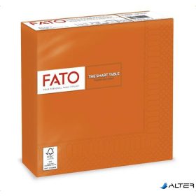   Szalvéta, 1/4 hajtogatott, 33x33 cm, FATO "Smart Table", narancs