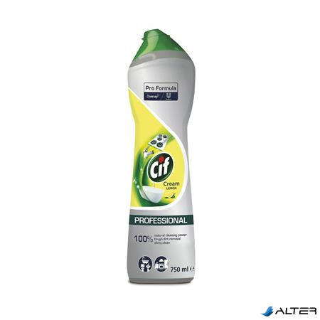 Súrolószer, 0,75 l, CIF "Professional", citrom illat