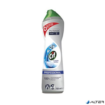 Súrolószer, 0,75 l, CIF "Professional", normál illat