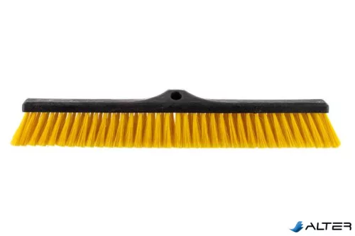 Tolóseprű, beltéri, műanyag, 60 cm, BONUS 'Bollox', sárga