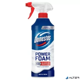   WC- és fürdőszoba tisztító hab, 435 ml, DOMESTOS "Power Foam", Arctic Fresh