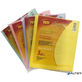 Törlőkendő, univerzális, 3 db, TUTI "Soft"