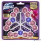 WC frissítő blokk, 3 db-os, DOMESTOS  "Aroma Lux", hibiszkusz