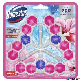   WC frissítő blokk, 3 db-os, DOMESTOS "Power 5", magnólia
