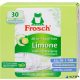 Mosogatógép tabletta, 30 db, FROSCH, zöldcitrom