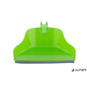   Szemeteslapát, gumiéllel, BONUS 'Handrix HACCP', zöld