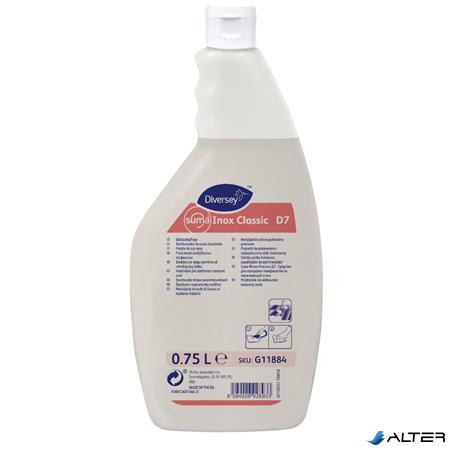 Rozsdamentes acél ápolószer, 750 ml, SUMA  "Inox Classic"