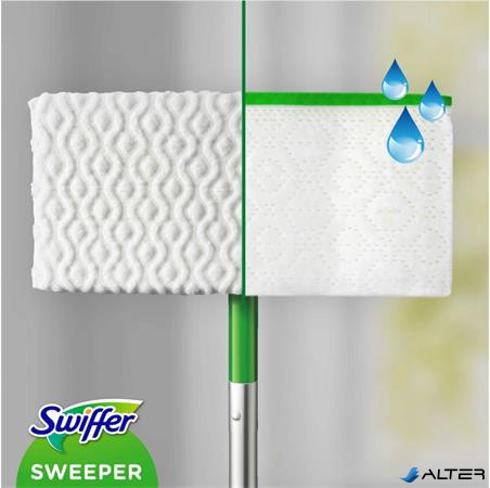 Kezdőkészlet, felmosó, nedves- és száraz utántöltővel, SWIFFER 'Sweeper'