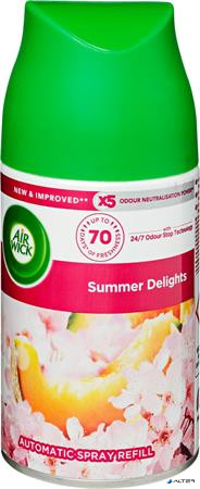 Illatosító készülék utántöltő, automata, 250 ml, AIR WICK "Freshmatic", nyári hangulatok