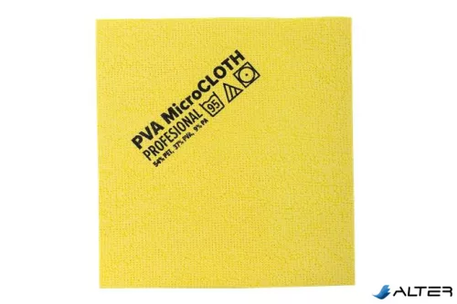 Törlőkendő, mikroszálas, univerzális, 40x34 cm, BONUS 'PVA MicroCLOTH', sárga