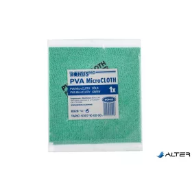   Törlőkendő, mikroszálas, univerzális, 40x34 cm, BONUS 'PVA MicroCLOTH', zöld