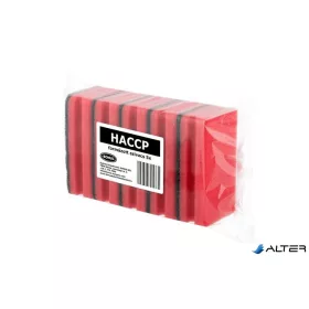 Mosogatószivacs, extra nagy, 5 db, BONUS, piros