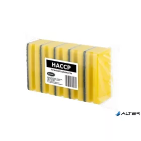 Mosogatószivacs, extra nagy, 5 db, BONUS, sárga