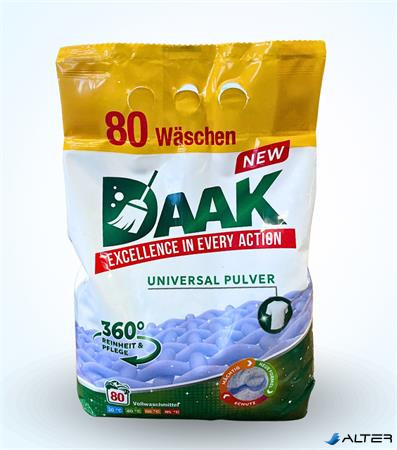 Mosópor, univerzális, 80 mosáshoz, 4,8 kg, "Daak"