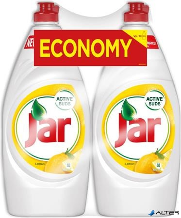 Mosogatószer, duopack, 2x900 ml, JAR, citrom