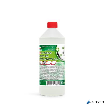 Általános tisztító- és fertőtlenítőszer, klórtartalmú, 1 l, CIVIS CLEAN