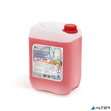 Vízkőoldó és szaniter tisztítószer, 5 l,  CIVIS CLEAN, édesmandula
