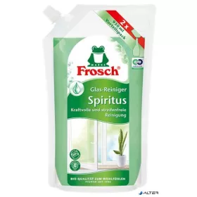 Ablaktisztító, spiritusszal, 950 ml, utántöltő, FROSCH