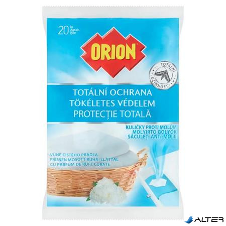 Molyirtó golyók, 20 db, ORION, frissen mosott ruha illattal