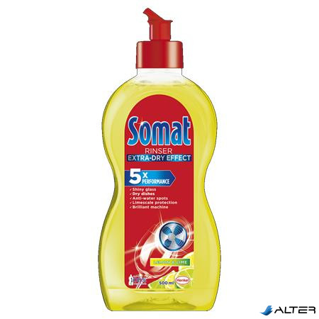 Mosogatógép öblítő, 500 ml, SOMAT "Extra", lemon
