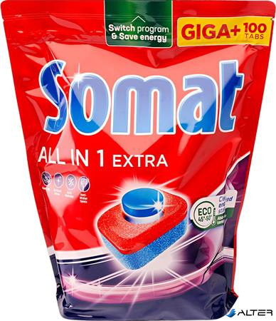 Mosogatógéptabletta, 100 db, SOMAT "All in 1 Extra"