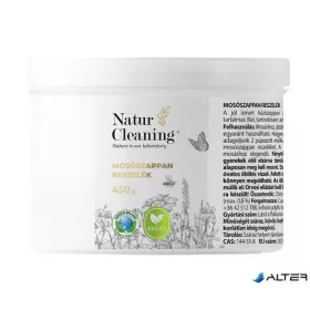   Mosószappan reszelék, illat- és allergénmentes, 450 g, NATURCLEANING