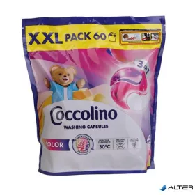 Mosókapszula, 60 db, COCCOLINO "3in1 Color"