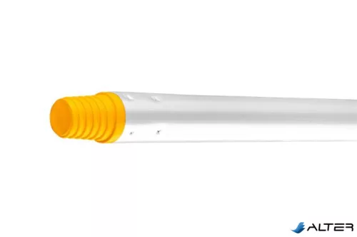 Nyél, menetes, alukróm, 140 cm, BONUS "Heavy Duty" , fehér